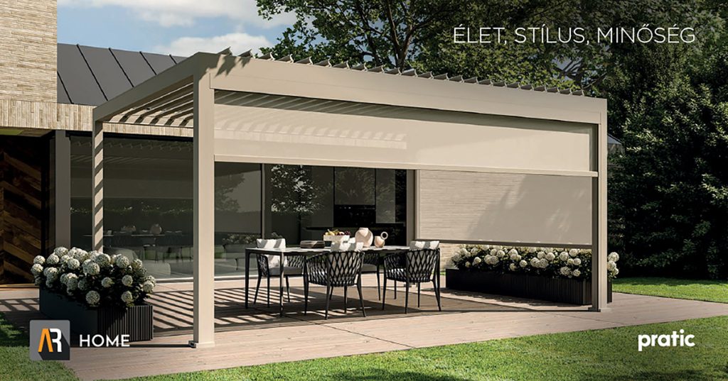 Prémium Pratic pergola rendkívüli nyári akcióban! élet, stílus, minőség, arhome