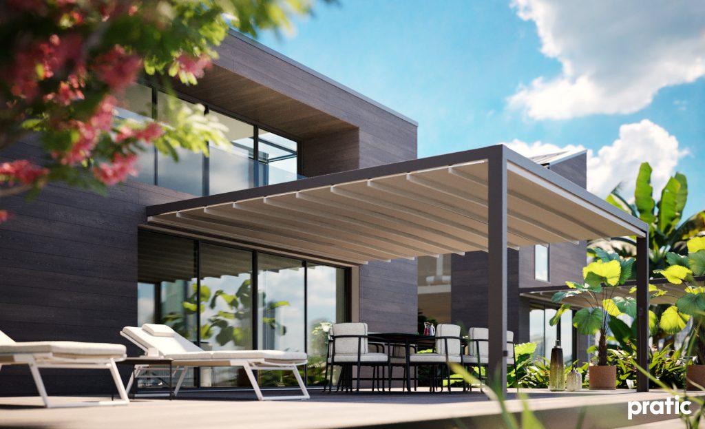 Prémium Pratic pergola rendkívüli nyári akcióban! Teljes fedés, vízelvezetéssel